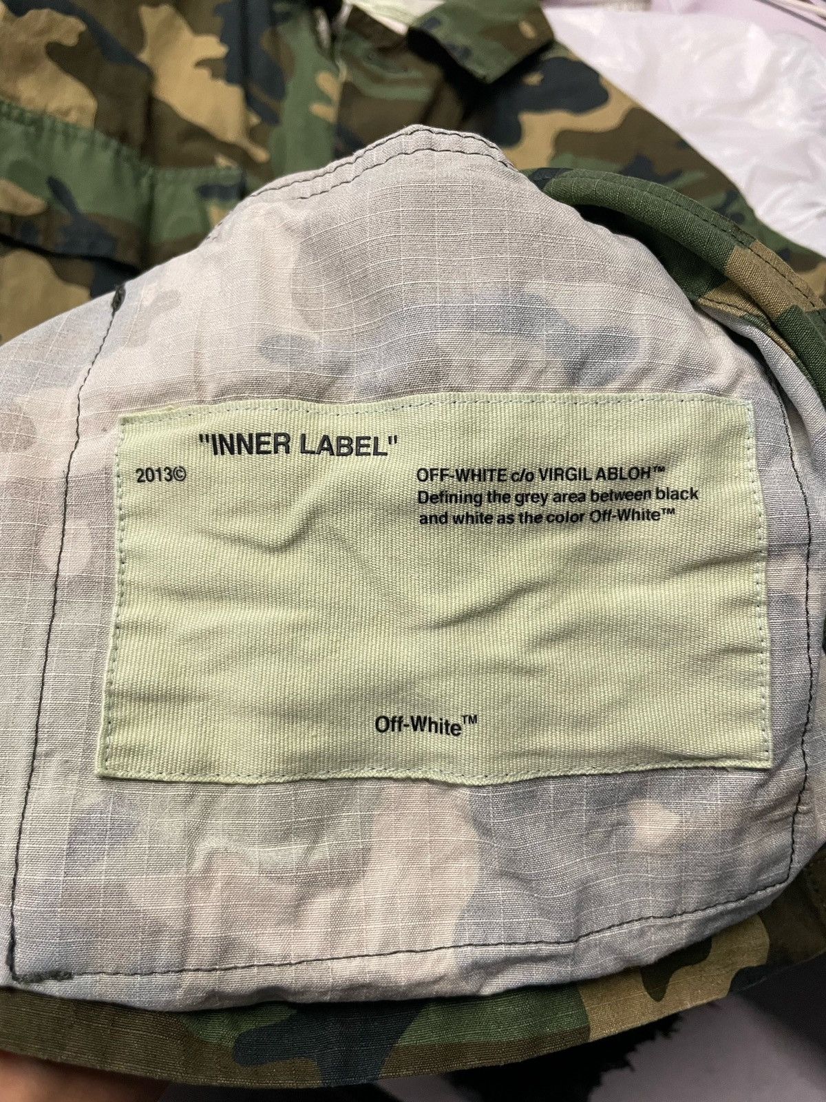 Off-White Off-White Badges Camo Jacket Size US XS / EU 42 / 0 - 10 Thumbnail