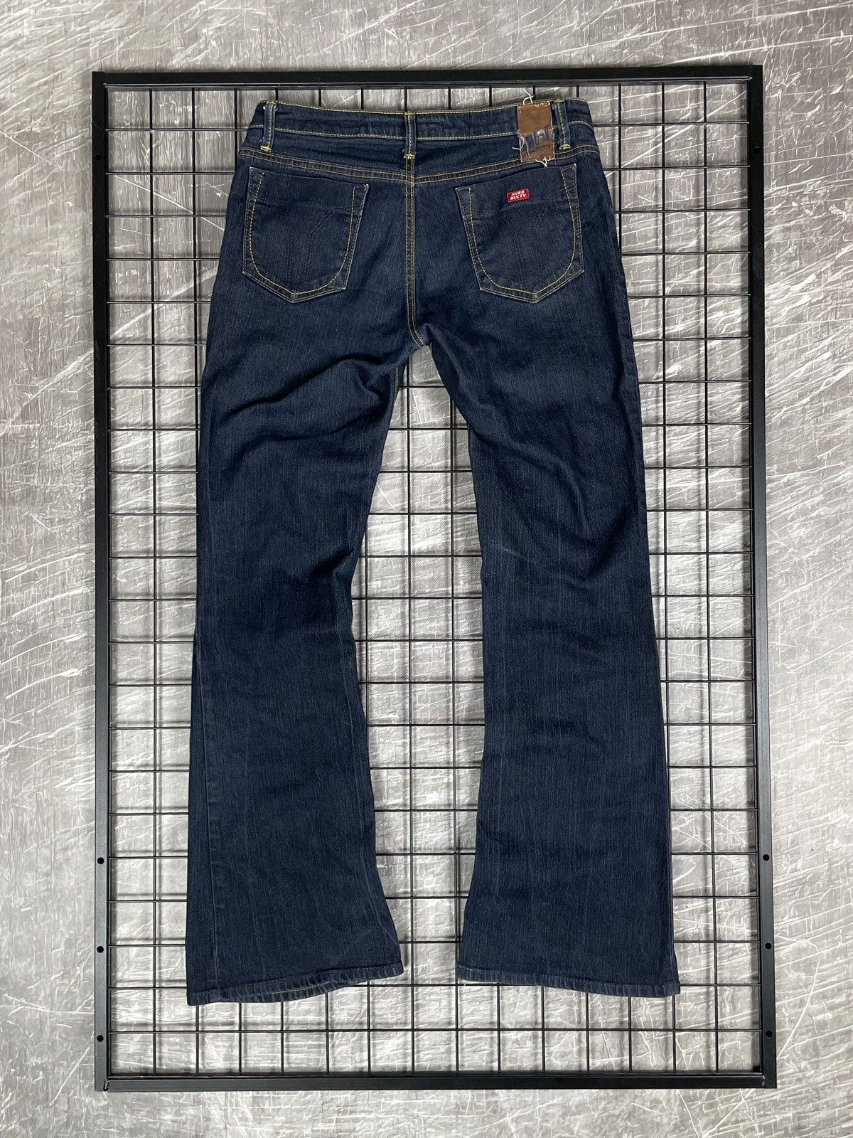 Miss Sixty Miss Sixty Y2K Flared Low Rise Jeans Retro 2000s Boho Style Size 30" / US 8 / IT 44 - 1 Thumbnail