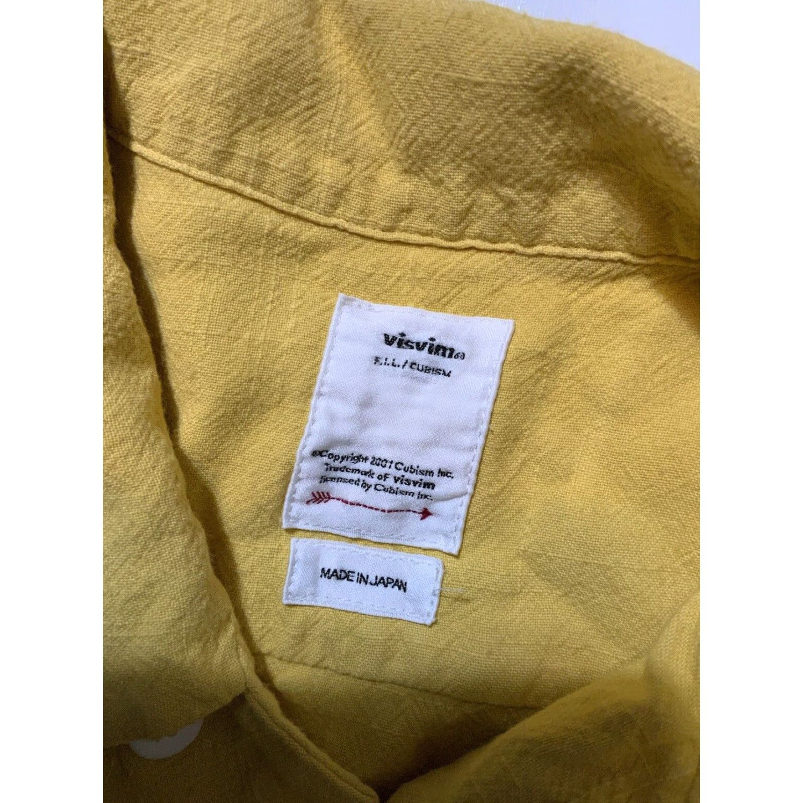 Visvim VINTAGE Visvim Japan Irving Peerless Japanese Tiger Embroidered Loop Collar Camp Shirt S/S Size US S / EU 44-46 / 1 - 6 Thumbnail