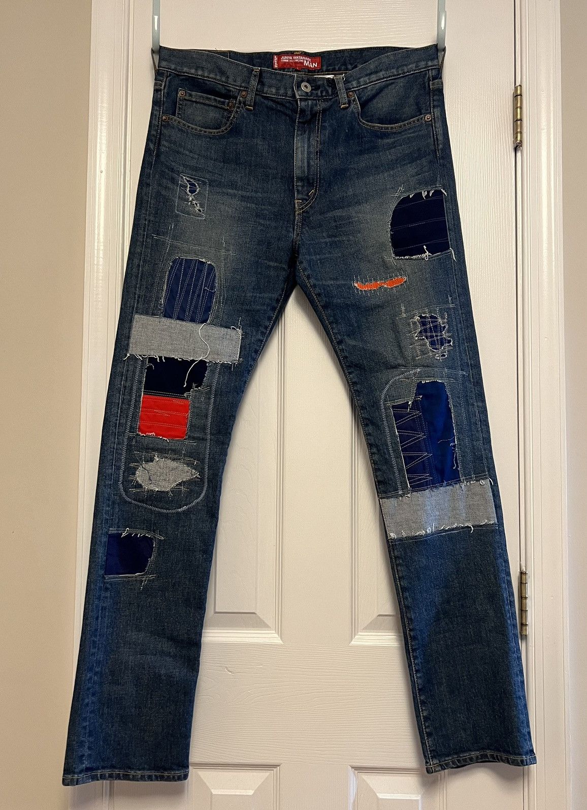 Comme des Garcons Junya Watanabe Commes Des Garçons Patchwork Jeans Brand New Size US 34 / EU 50 - 1 Thumbnail