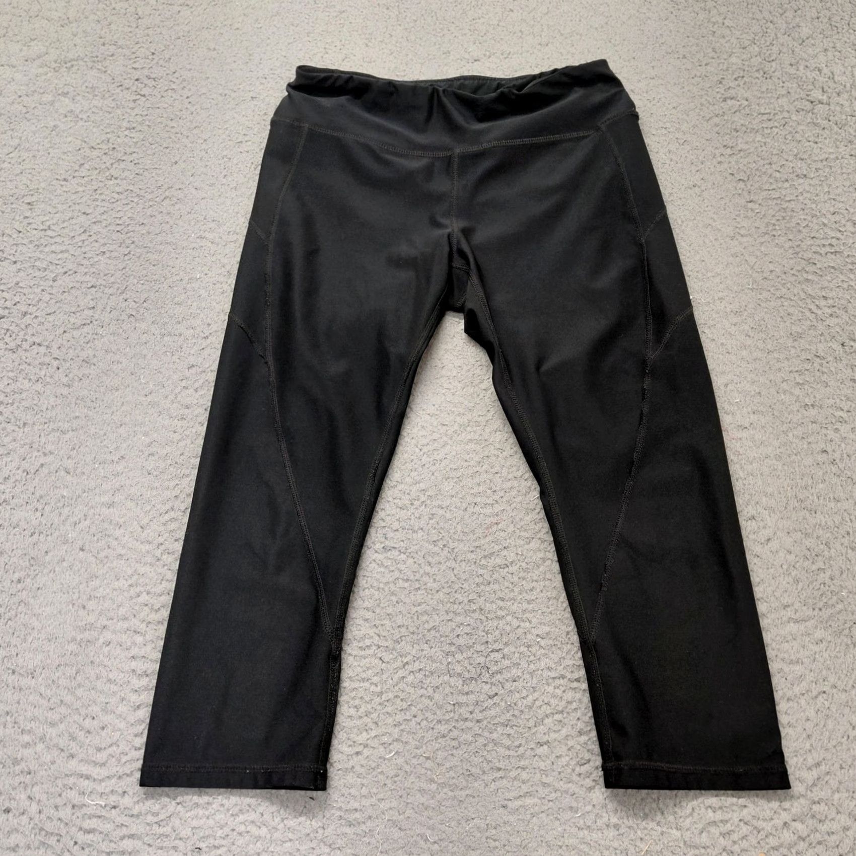 Reebok Reebok Capri Leggings Women’s Medium Black Yoga Activewear CrossFit Athletics Skinny Inseam See Pics Size 32" / US 10 / IT 46 - 2 Thumbnail