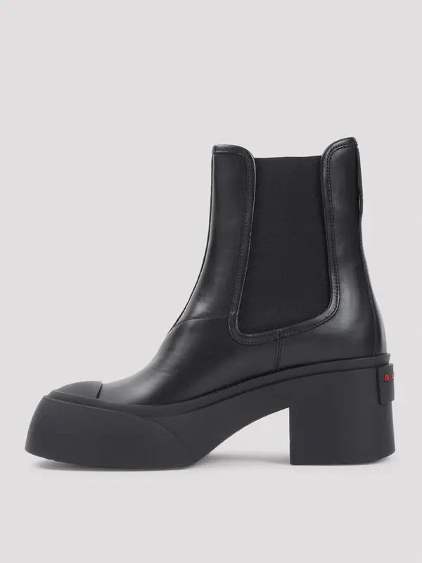 Marni o1w1db11225 Flat Ankle Boots in Black Size US 10 / IT 40 - 2 Thumbnail