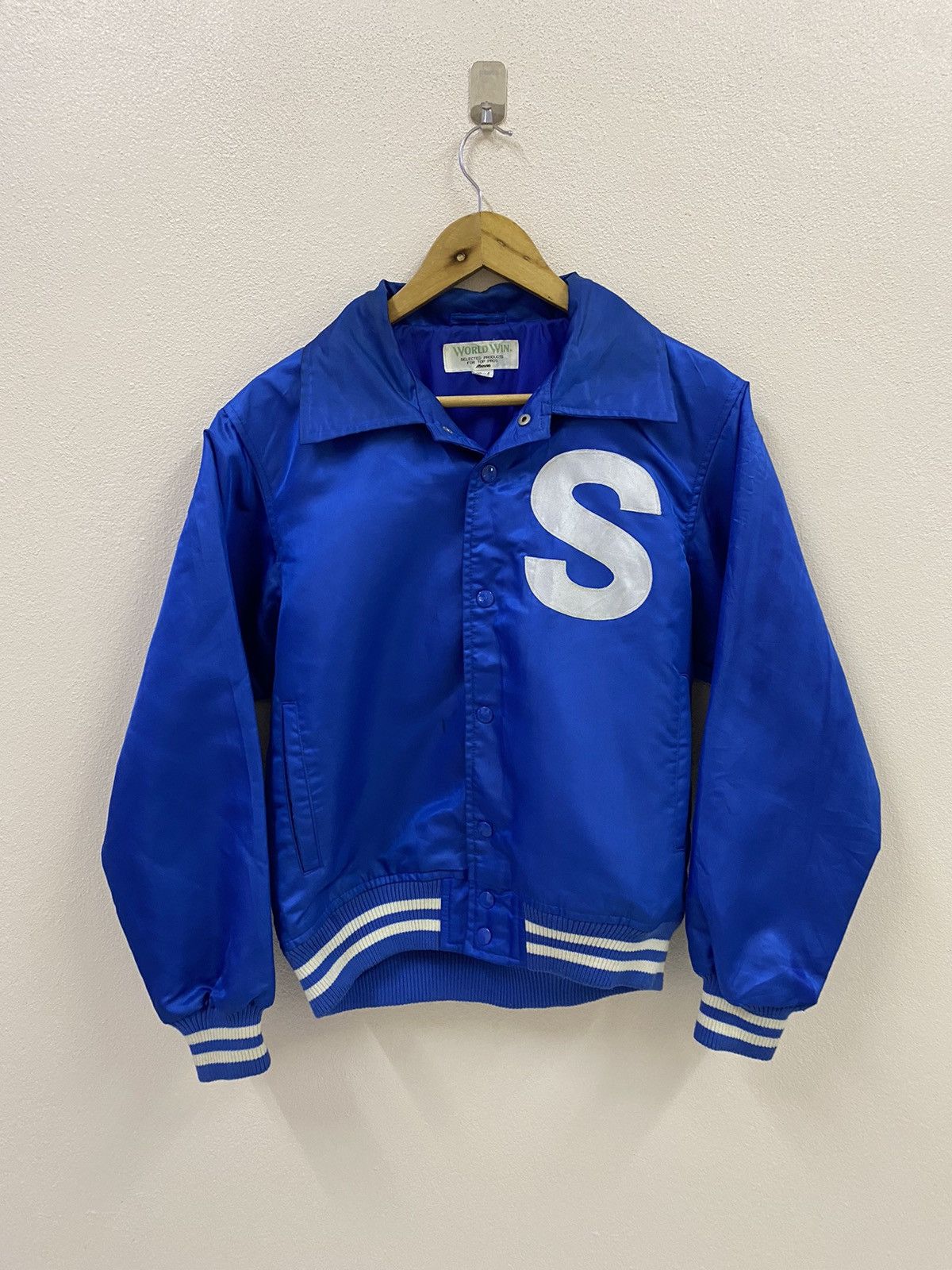 Mizuno × Vintage Vtg Mizuno Bomber Jacket Size US M / EU 48-50 / 2 - 1 Thumbnail