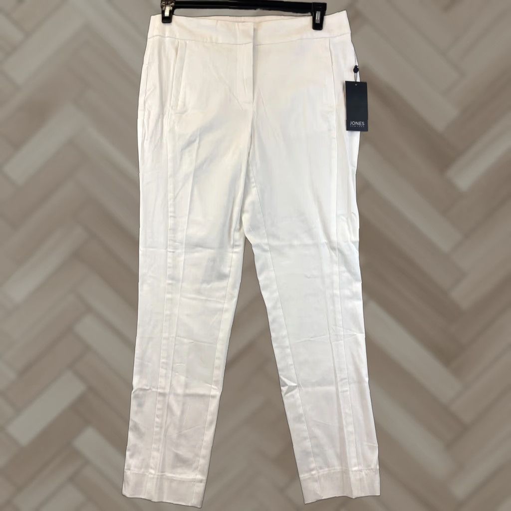 Jones New York Jones New York Women's Casual Pants Size 6 White Stretch Department Store MSRP 9 Size 28" / US 6 / IT 42 - 1 Thumbnail
