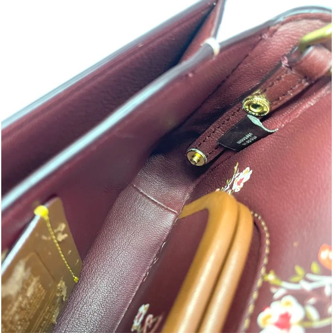 Coach Coach Dinky Crossbody Pink Embossed Kisslock Size ONE SIZE - 6 Thumbnail