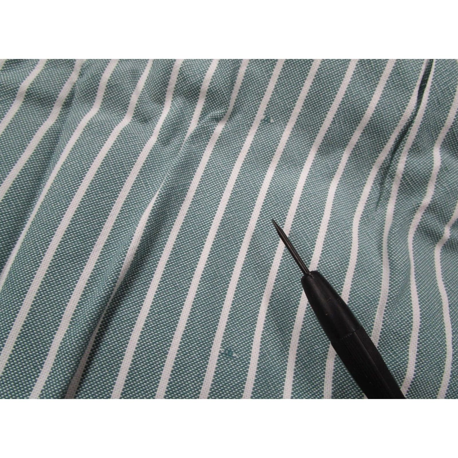 Ralph Lauren VINTAGE Ralph Lauren Shirt Mens Large Green Striped Button Up Twill Casual Americana Classic Size US L / EU 52-54 / 3 - 5 Thumbnail