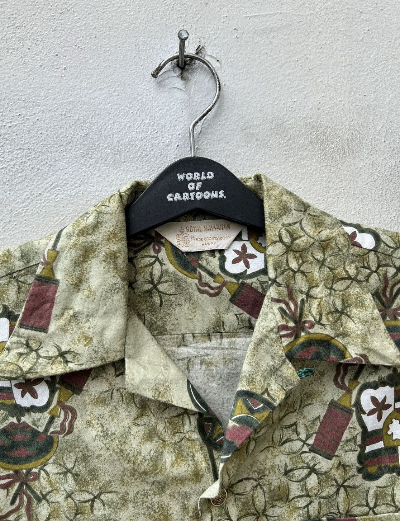 Vintage RARE! Vintage 60s Royal Hawaiian King Kamehameha Aloha Shirt Size US M / EU 48-50 / 2 - 6 Thumbnail