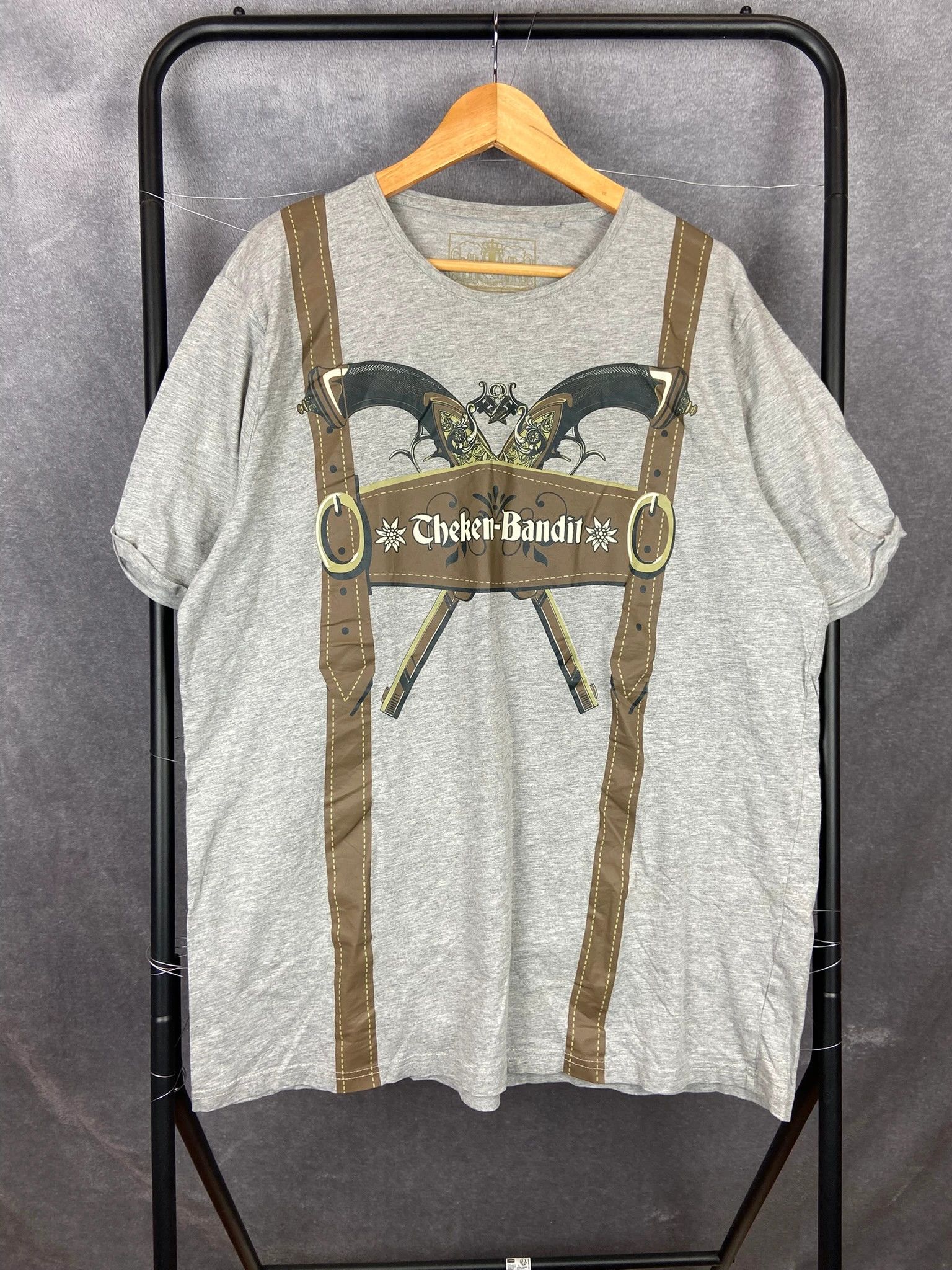 Vintage Cheken-Bandit XXL Tee Western Gun Holster Graphic Vintage Size US XXL / EU 58 / 5 - 1 Thumbnail