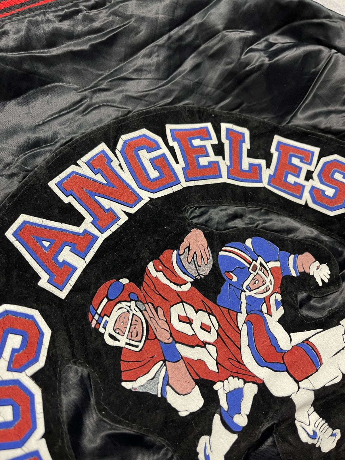 Vintage Vintage Retro Varsity Bomber Jacket USA Los Angeles Cup Rare Size US XL / EU 56 / 4 - 15 Thumbnail