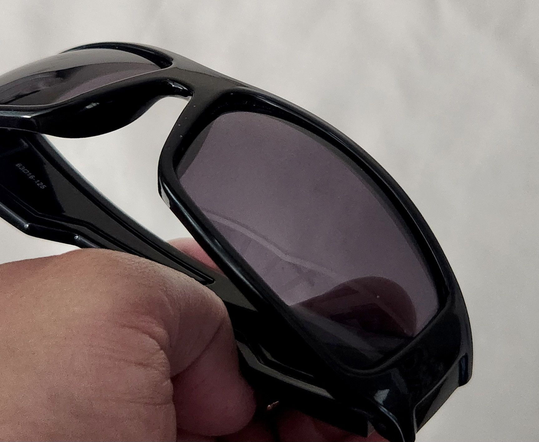 SPY Optic Spy Colt Sunglasses Shiny Black on Black lens vtg 63-16 125 Size ONE SIZE - 8 Thumbnail
