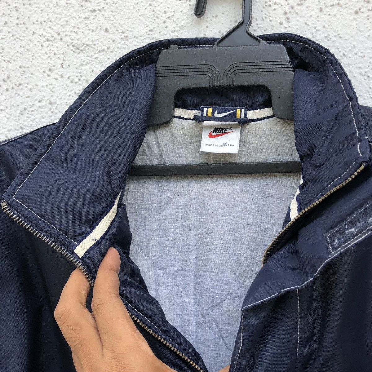 Nike Vintage Nike Nylon Pullover Anorak Half Zip Filled Jacket Size US L / EU 52-54 / 3 - 17 Thumbnail