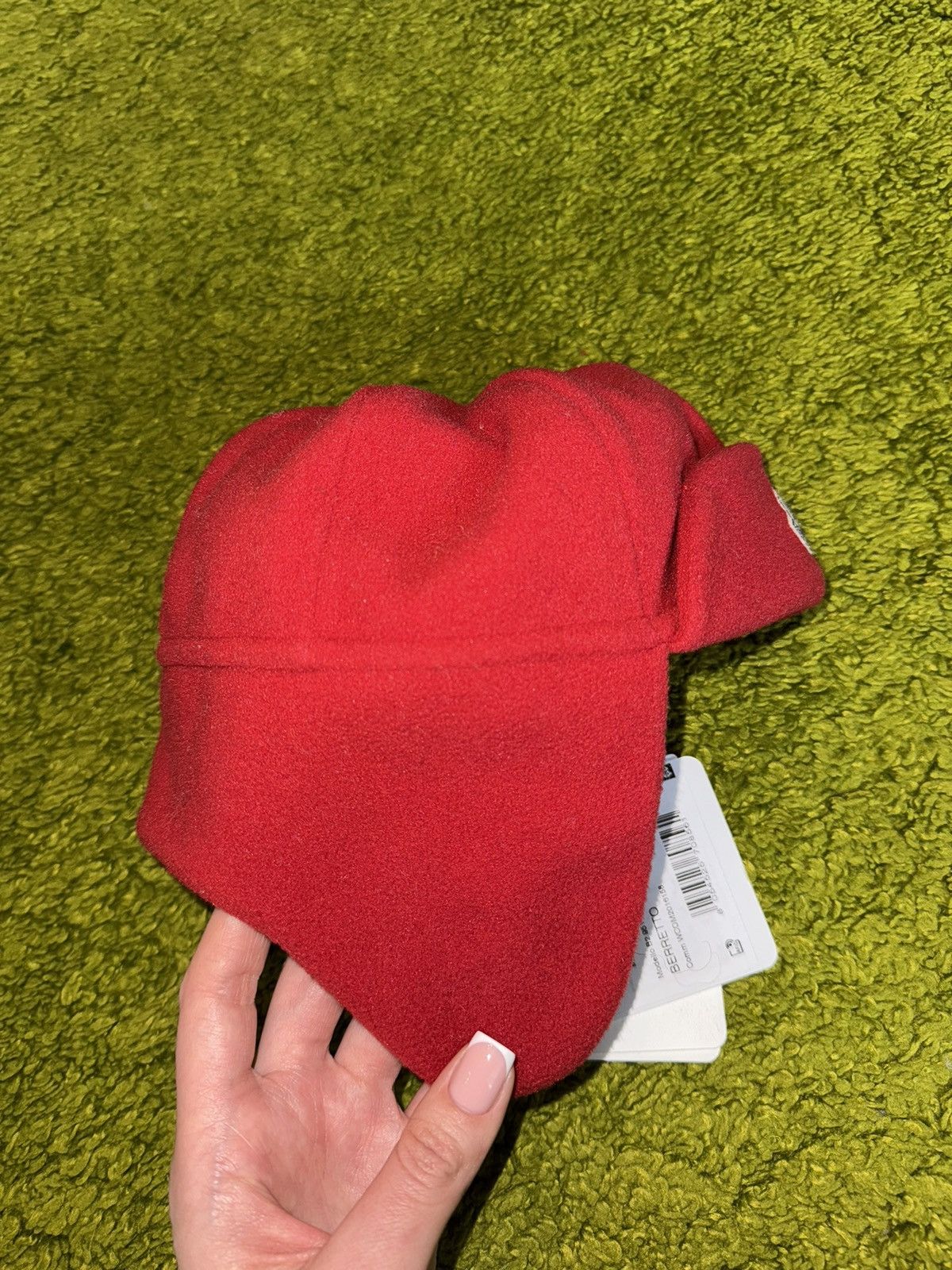 Designer × Moncler × Moncler Grenoble Moncler NWT fleece Ushanka trapper checker hat Size ONE SIZE - 2 Thumbnail