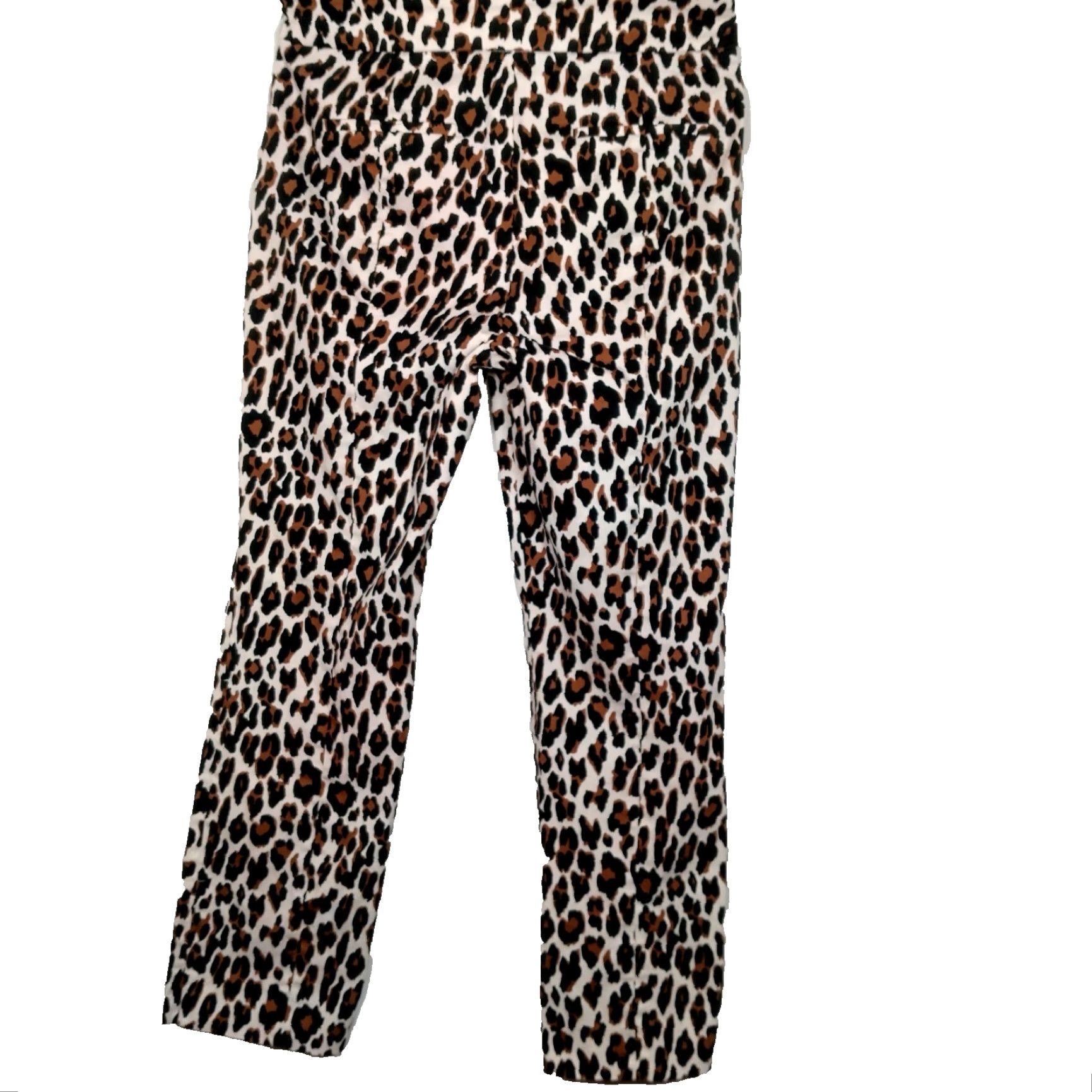 J.Crew J.Crew Women Pants Size 6 Ankle Leopard and Cat Print Stretch Twill Casual & Party Size 28" / US 6 / IT 42 - 2 Thumbnail