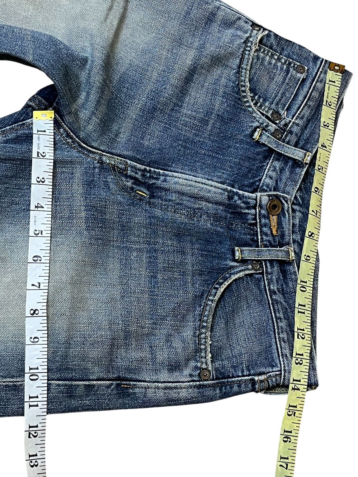 Edwin Vintage EDWIN 505 ZX button fly dirty redline selvedge jeans Size US 28 / EU 44 - 14 Thumbnail