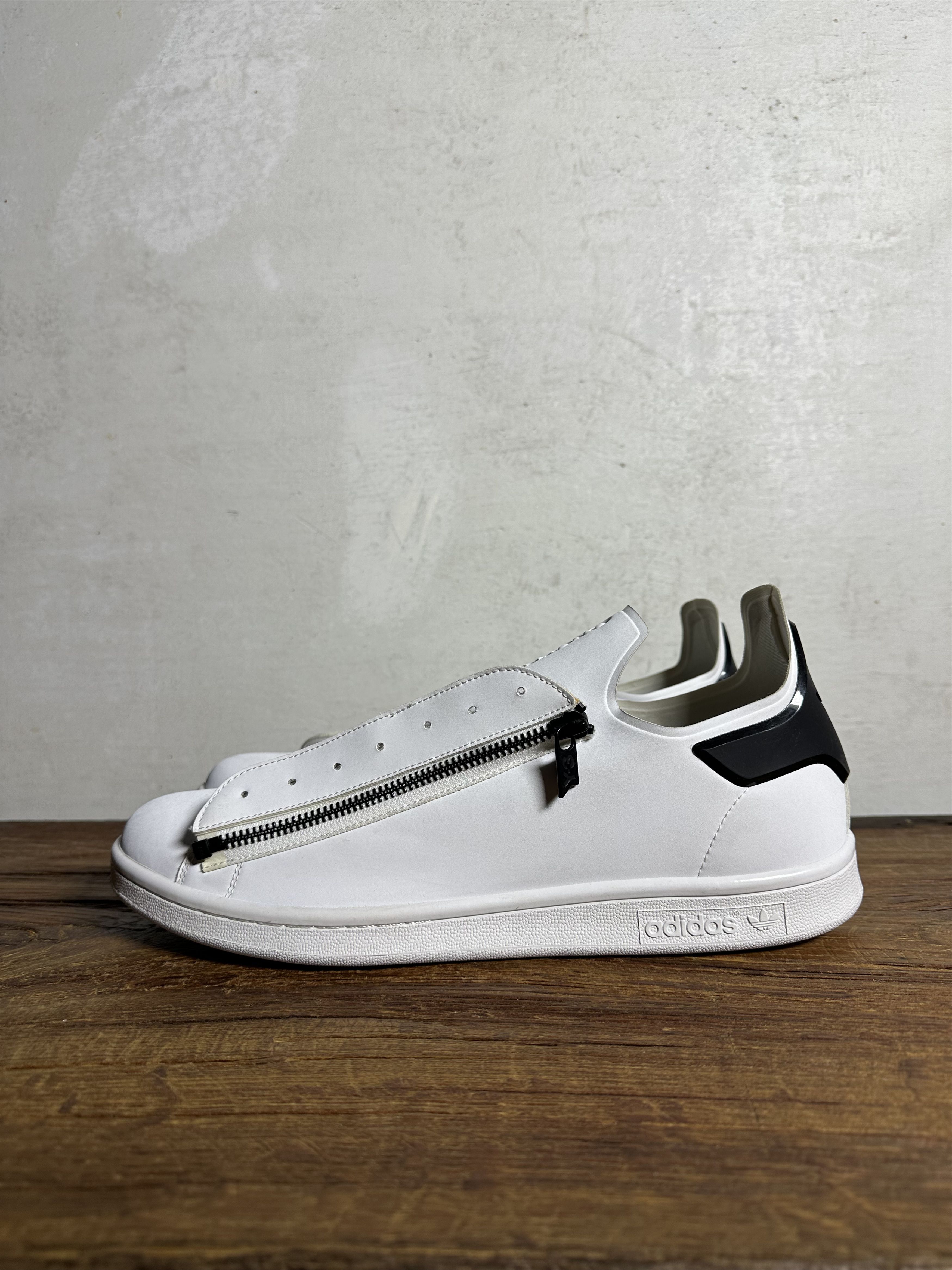 Y-3 Adidas Y-3 Stan Smith Zip Sneakers Size US 10.5 / EU 43-44 - 3 Thumbnail