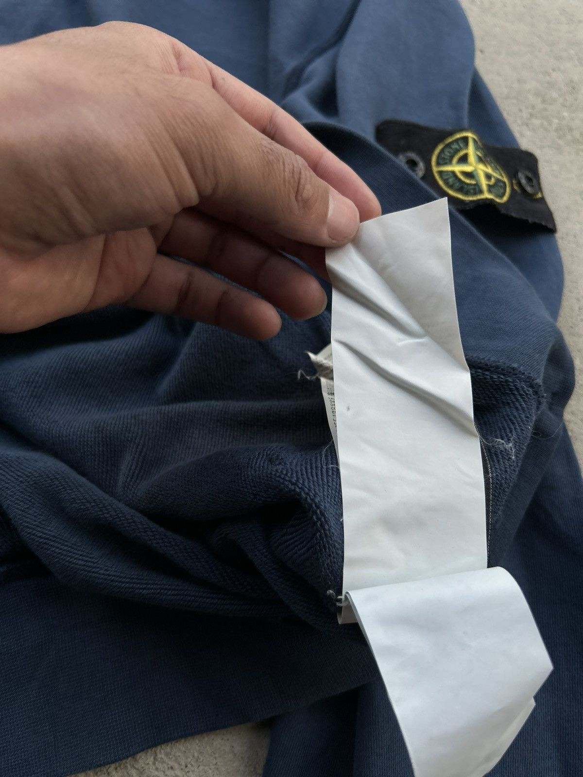Stone Island STONE ISLAND BLUE LOGO PATCH HOODIE Size US L / EU 52-54 / 3 - 17 Thumbnail