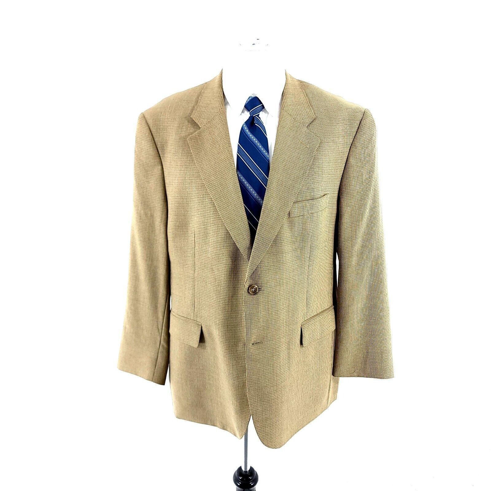 Brooks Brothers Brooks Brothers 346 Silk Wool 2 Button Sport Coat 42S Brown Size 42S - 3 Thumbnail