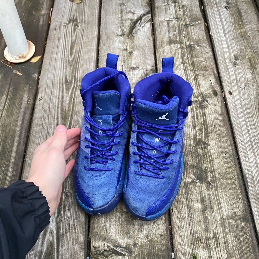 Jordan Brand 2016 Air Jordan 12 Retro Deep Royal Blue Size 6 Blue Size US 6 / EU 39 - 5 Thumbnail