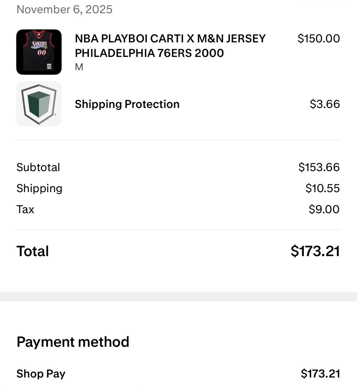 Mitchell & Ness Playboi carti 00 SOLD OUT SIXERS JERSEY Size US M / EU 48-50 / 2 - 7 Thumbnail