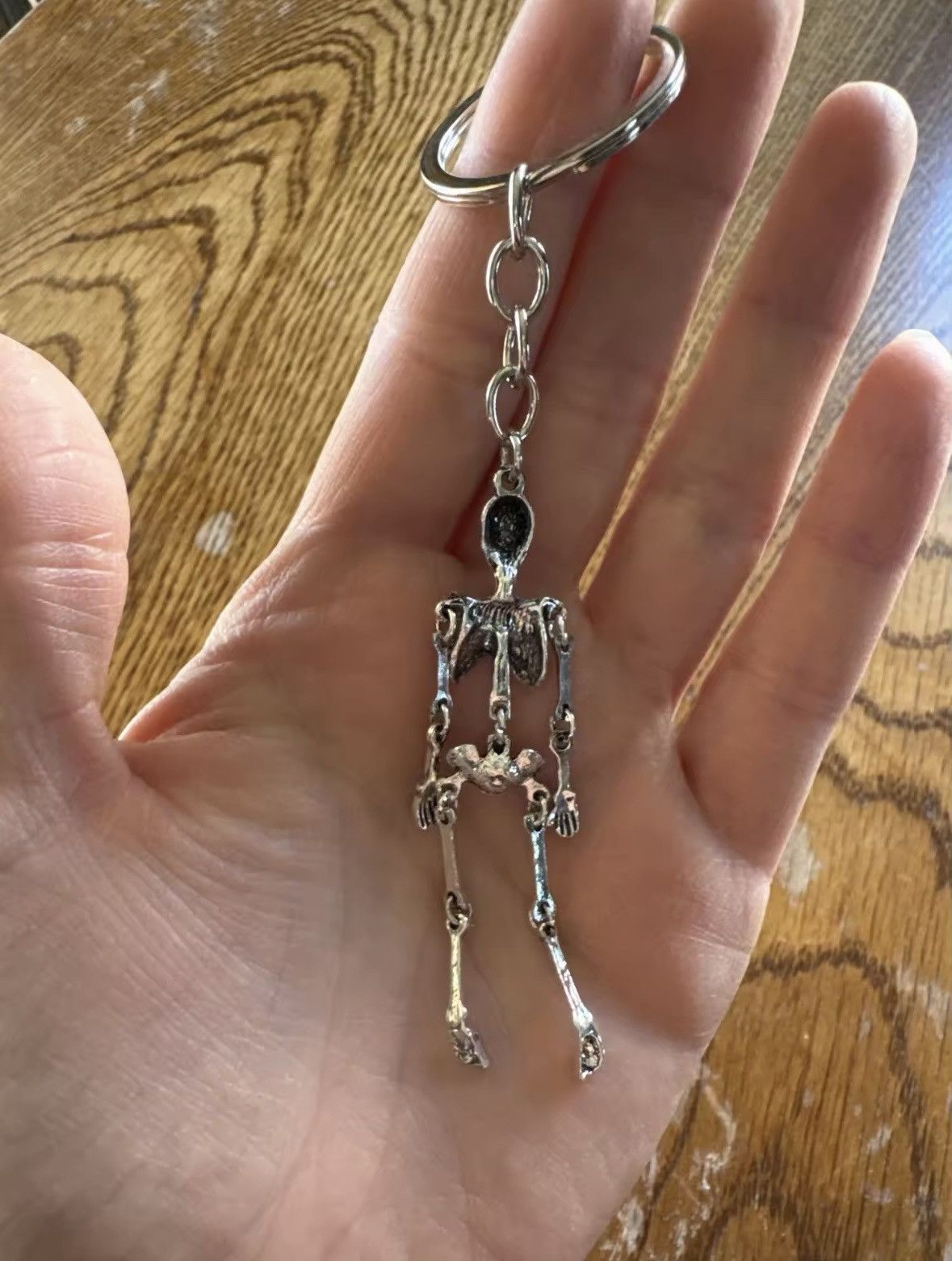 Designer Metal alloy skull pendant keychain Size ONE SIZE - 8 Thumbnail
