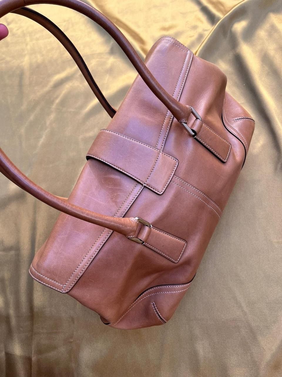 Coach COACH Natural Glove-Tanned Leather Buckle Satchel Size ONE SIZE - 8 Thumbnail