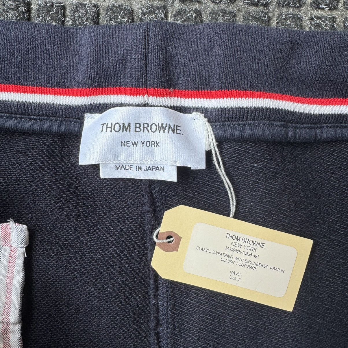 Thom Browne Thom Browne 4 Bar Sweatpants Navy Size US 40 / EU 56 - 3 Thumbnail