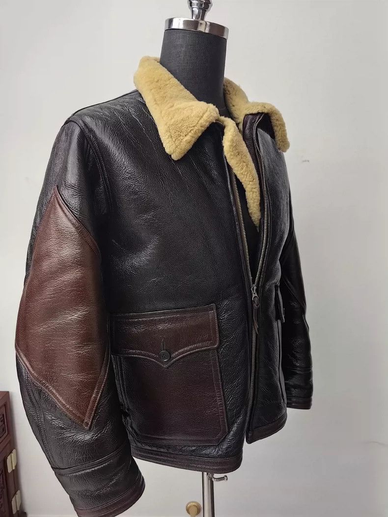 The Real McCoy's The Real McCoys Size40 CNJ-4 pilot fur and leather integrat Size US S / EU 44-46 / 1 - 4 Thumbnail