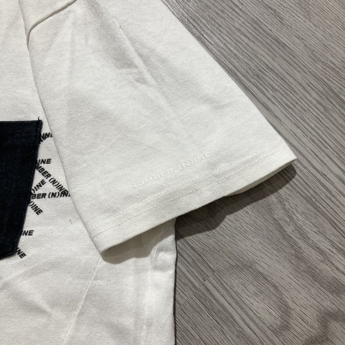 Number (N)ine Number (N)ine Spellout Logo Pocket T-shirt White Size US M / EU 48-50 / 2 - 9 Thumbnail