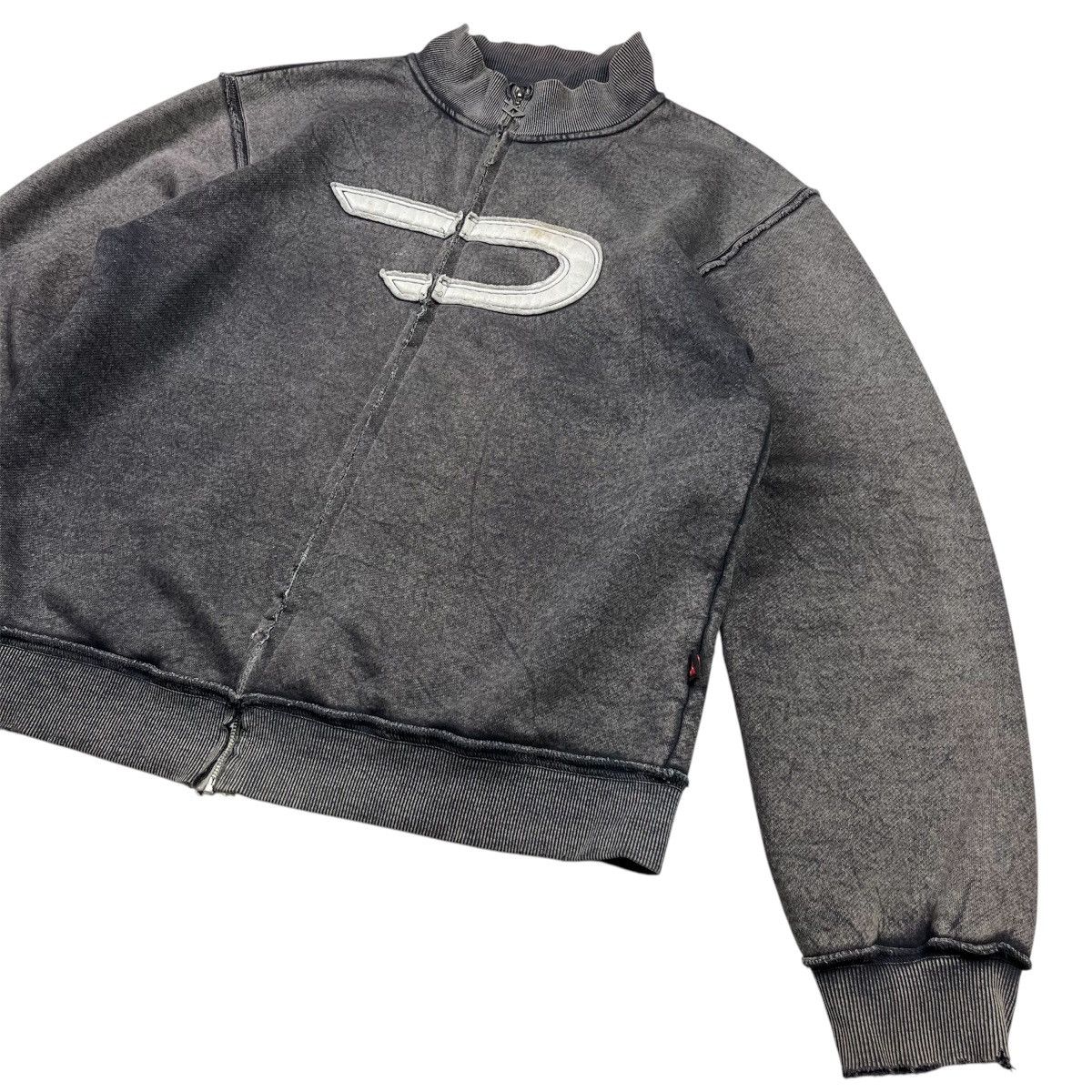 Diesel × Vintage Diesel Avant Garde Y2K Vintage Sweater Japanese Grey Size US XXL / EU 58 / 5 - 3 Thumbnail