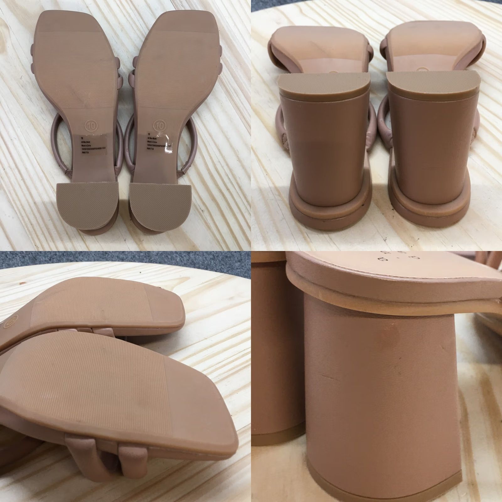 Vintage A New Day Womens 10 Mule Slides Brown Faux Leather Casual Heeled NEW Size US 10 / IT 40 - 8 Thumbnail