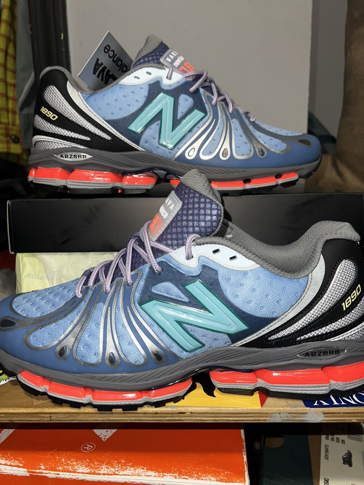 Action Bronson × New Balance Cyber Tears New Balance Baklava 9.5US Size US 9.5 / EU 42-43 - 3 Thumbnail
