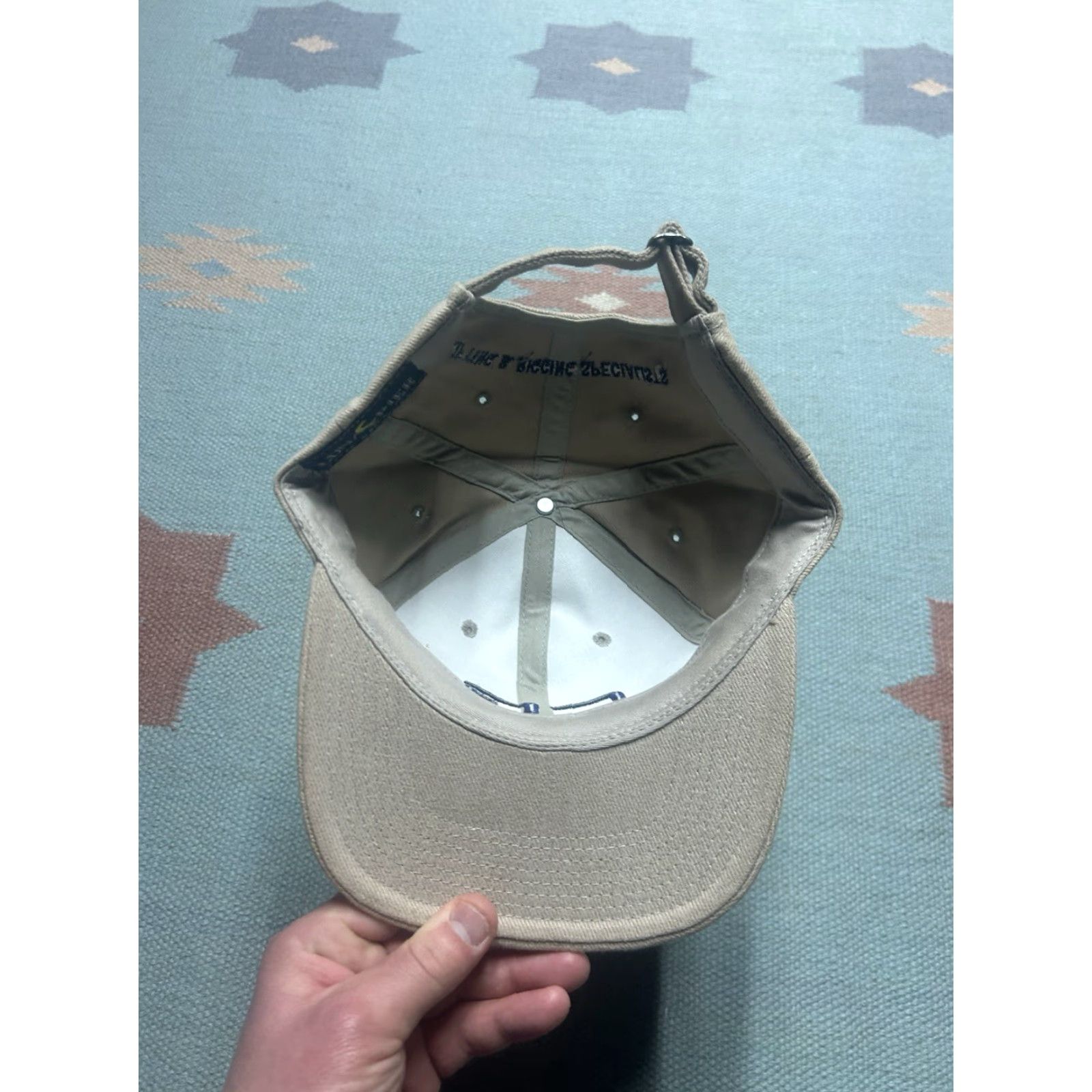 Roper VINTAGE Unbranded Strapback Hat Beige Men Adjustable CG commercial wire rope lifting & rigging specialists cap cap? Size ONE SIZE - 6 Thumbnail