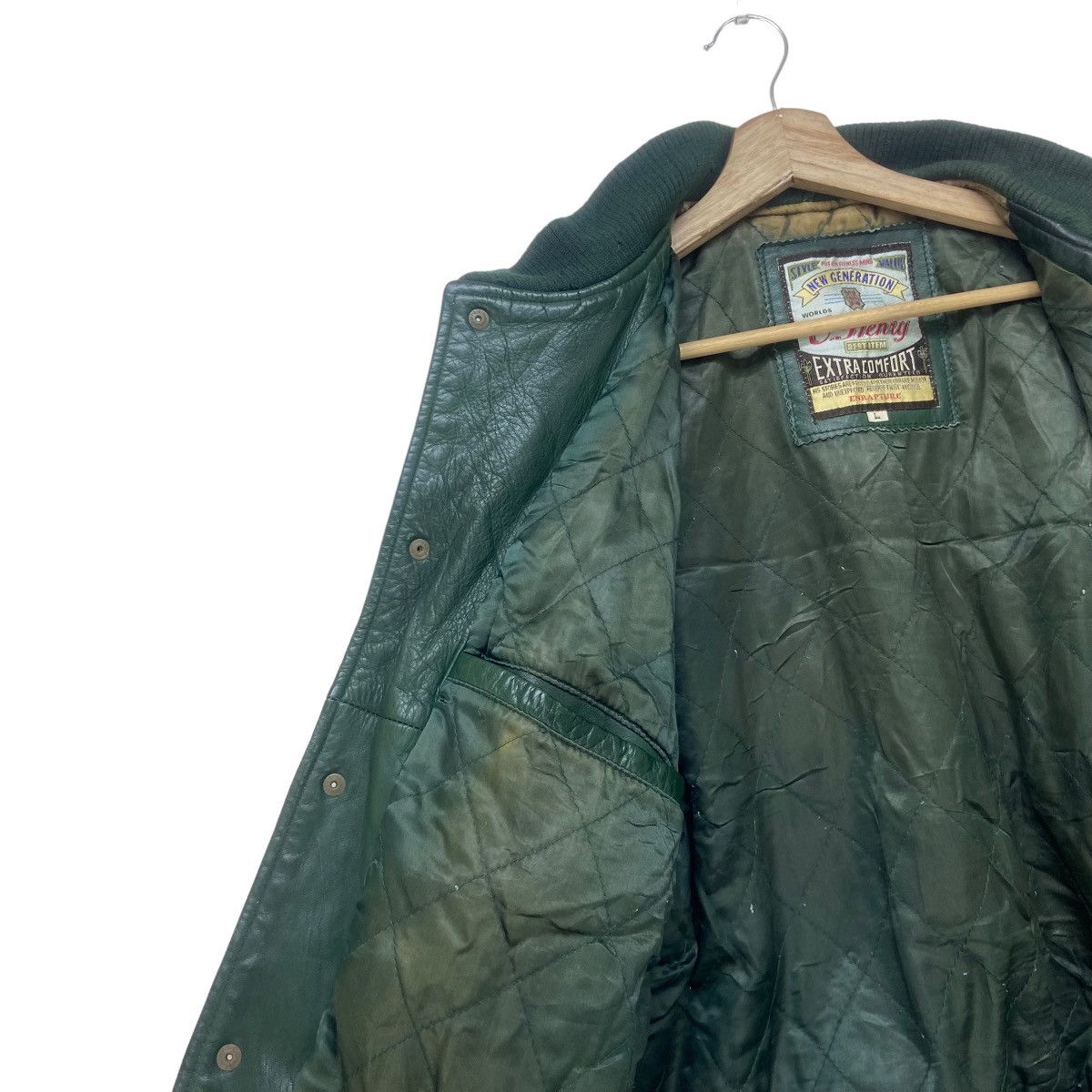 Genuine Leather Vintage O Henry Rancher Leather Varsity Jacket Size US M / EU 48-50 / 2 - 17 Thumbnail