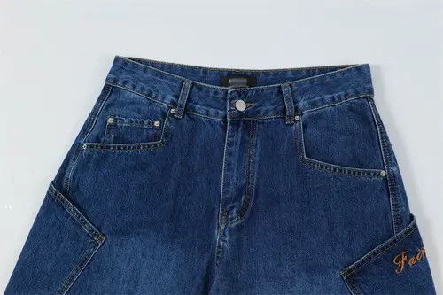 Jean Multi Pocket Cargo Jeans Size US 32 / EU 48 - 4 Thumbnail