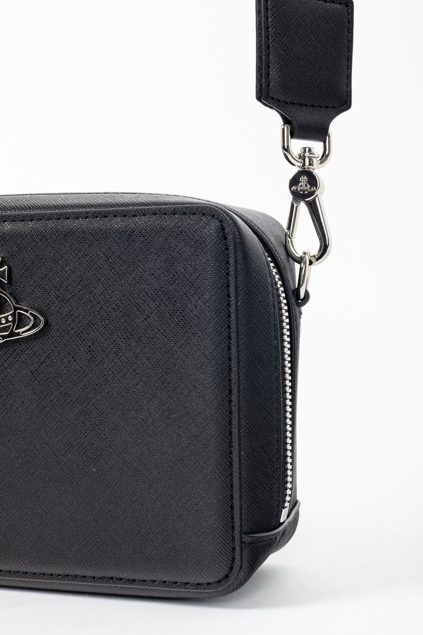 Vivienne Westwood Vivienne Westwood Melih Black Vegan Leather Camera Bag Size ONE SIZE - 8 Thumbnail