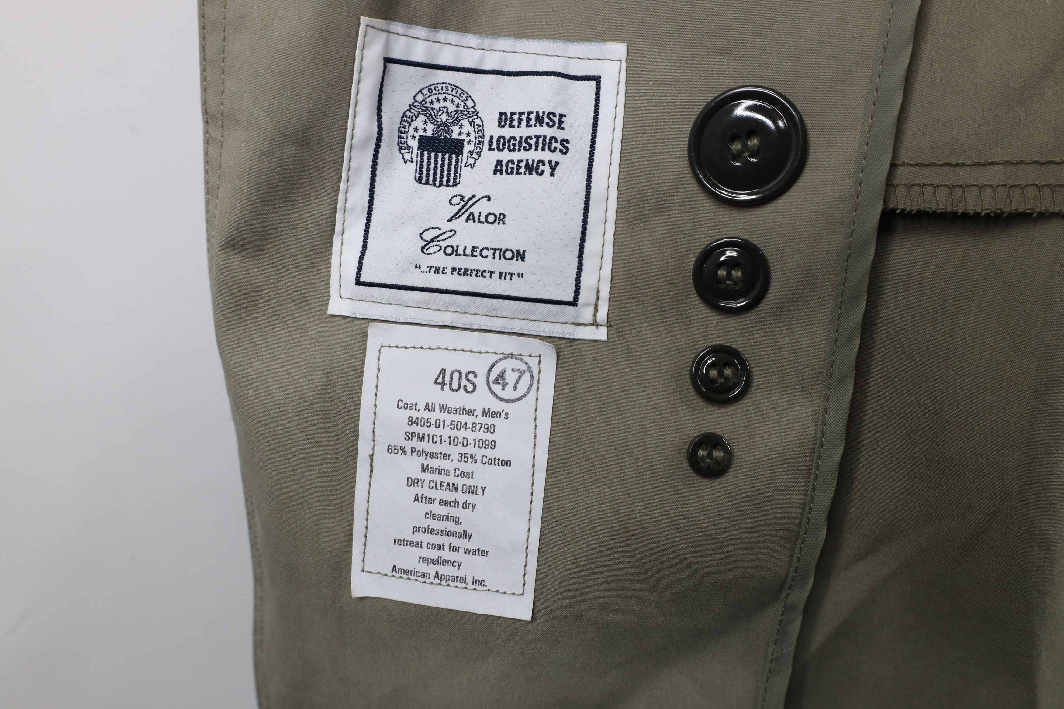 Vintage Vintage 90s Military Trench Coat Rain Jacket Pewter USA Size US L / EU 52-54 / 3 - 11 Thumbnail