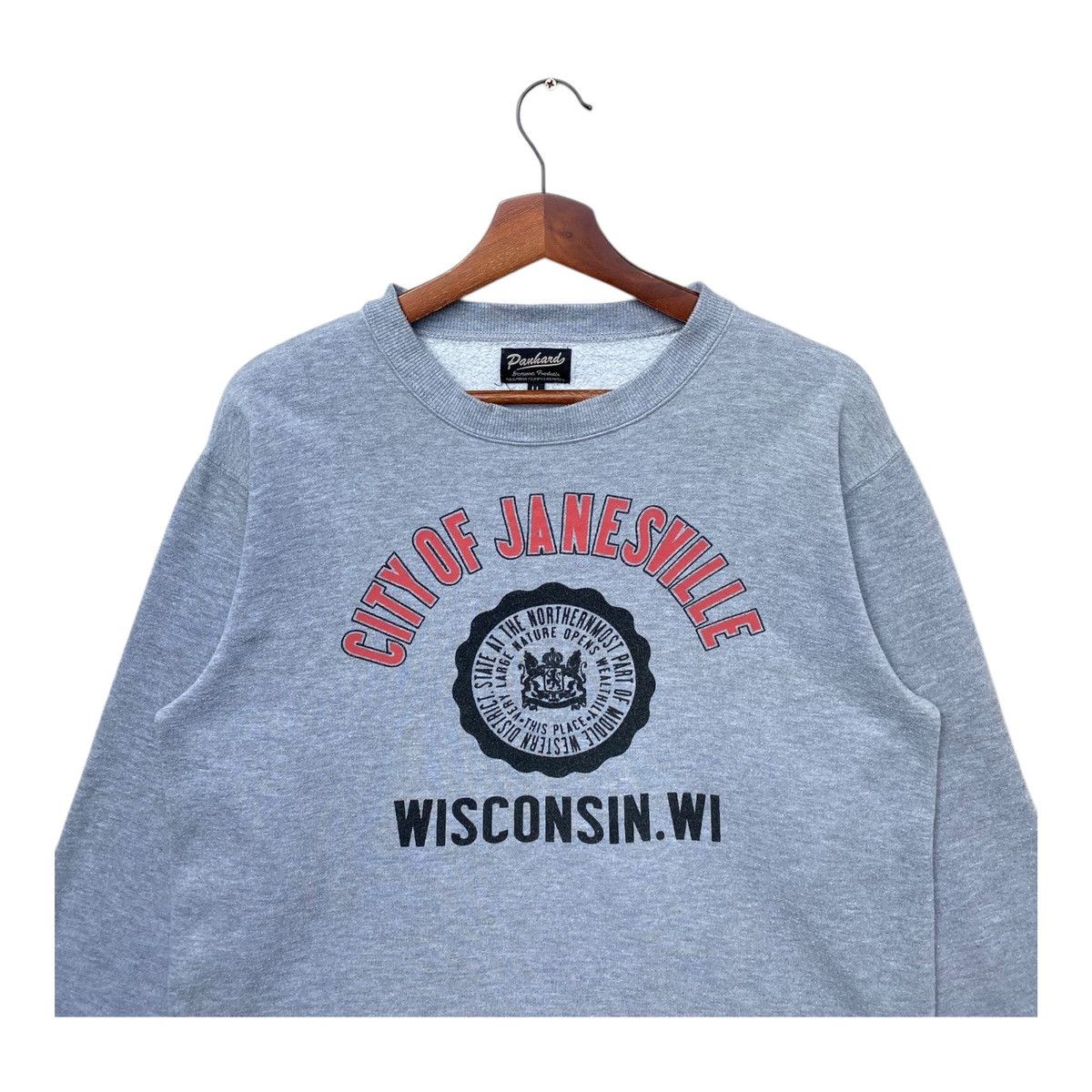 Vintage Vintage American Place Wisconsin Sweatshirt Panhand Tagging Size US L / EU 52-54 / 3 - 2 Thumbnail
