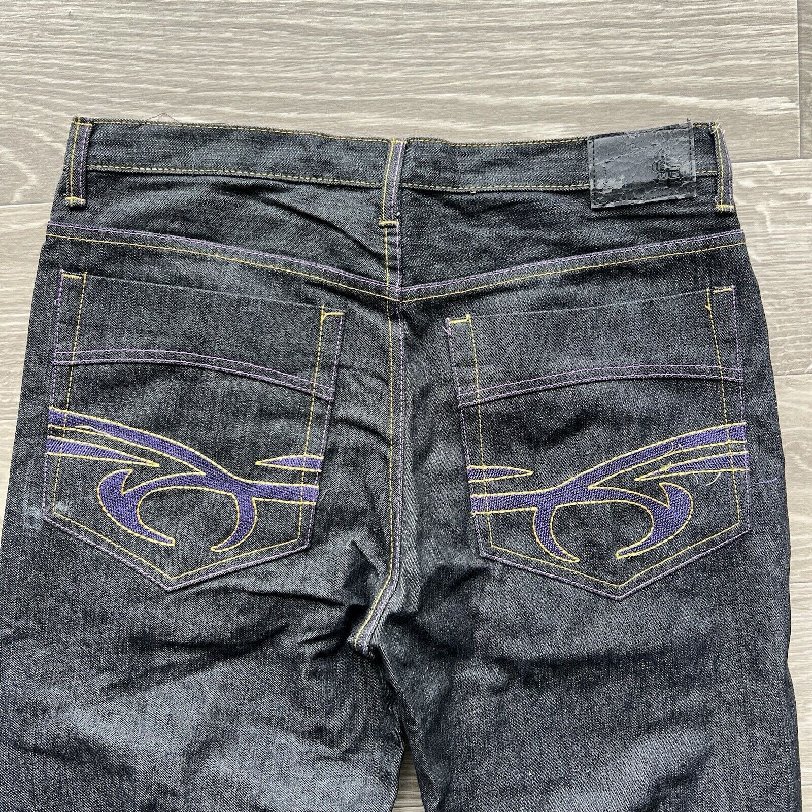 Other Vintage Y2k Jeans Mens Emo Skater Baggy Grunge Embroidered Size US 36 / EU 52 - 3 Thumbnail
