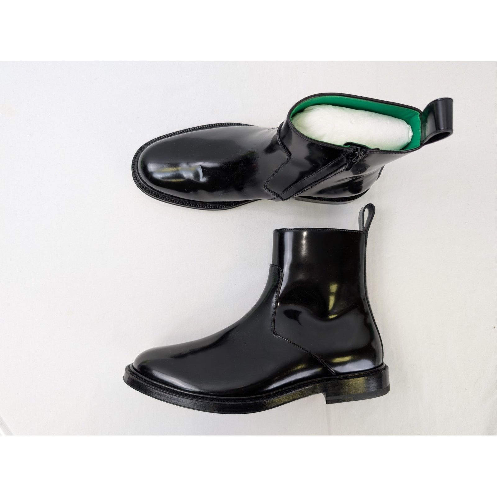 Bottega Veneta o1rshd1 Okinawa Brush Ankle Boots Calfskin in Black Size US 10 / EU 43 - 1 Thumbnail
