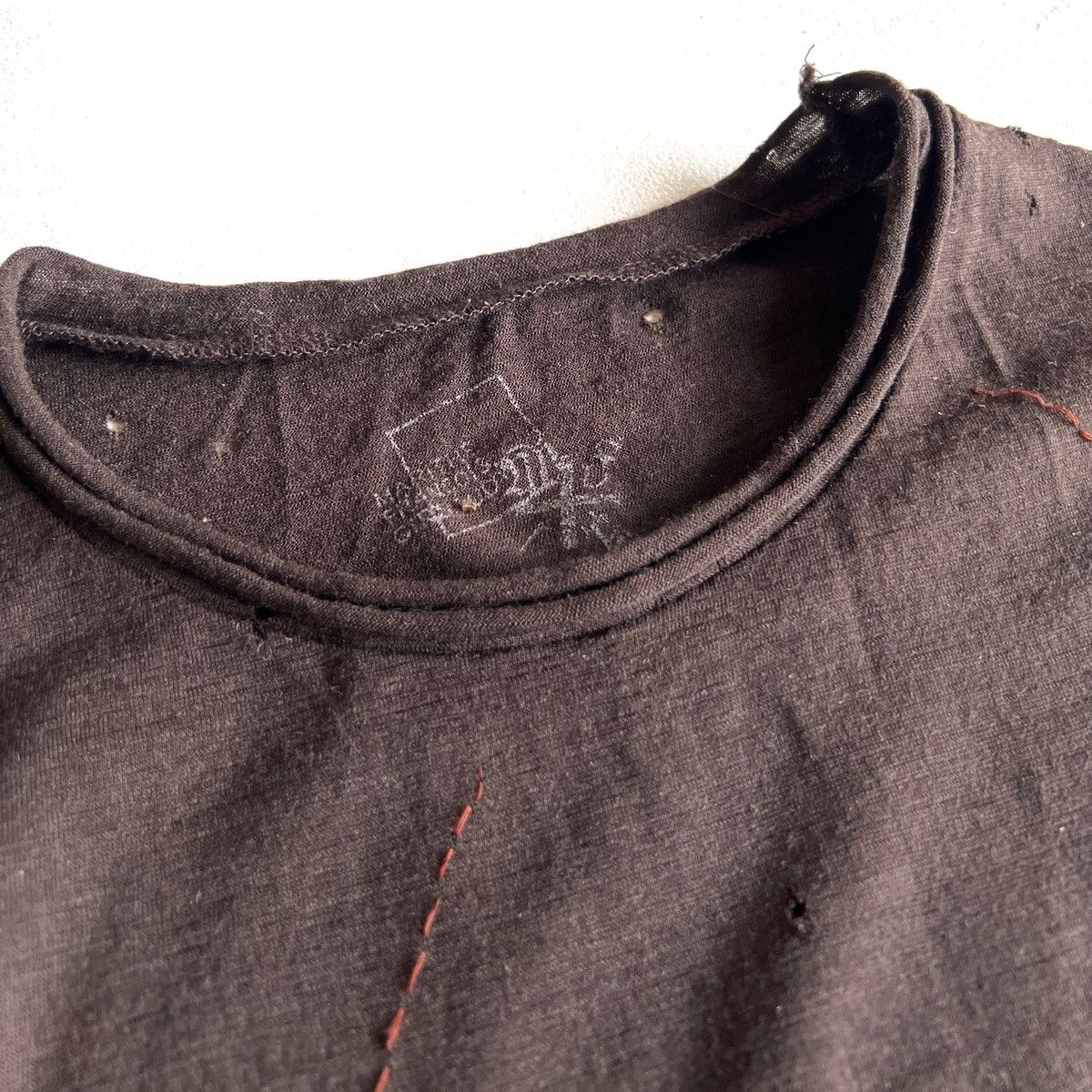 Designer MARITHÉ FRANCOIS GIRBAUD Long Sleeve Scab T-Shirt Size US M / EU 48-50 / 2 - 5 Thumbnail