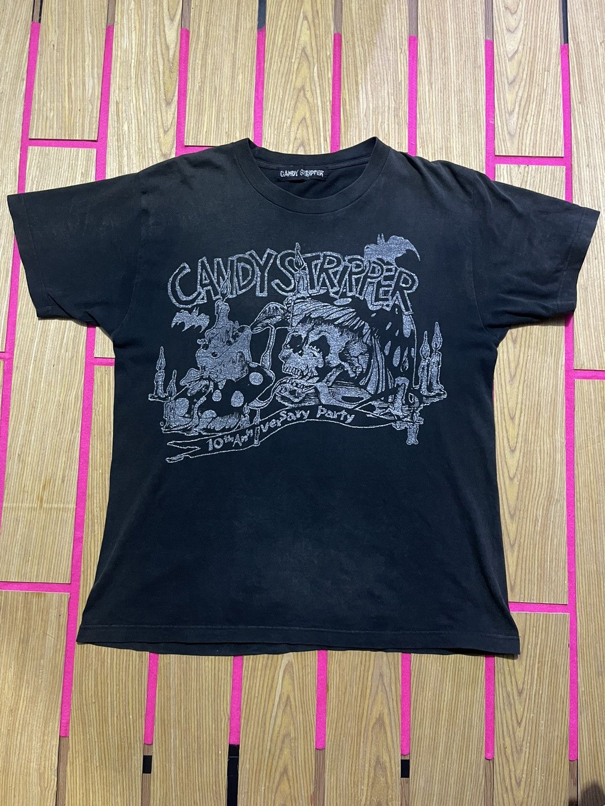 If Six Was Nine Y2K CANDY SITRRPER short sleeve tshirt picture skull vintage Size US M / EU 48-50 / 2 - 1 Thumbnail