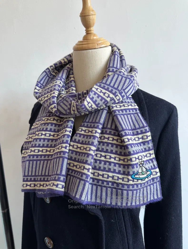 Vivienne Westwood Vivienne Westwood size 150*26cm Vintage knitted scarf Size ONE SIZE - 2 Thumbnail