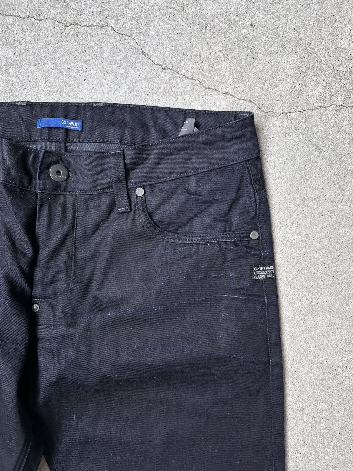 G-Star G-Star Raw Stacked Denim Jeans Size US 34 / EU 50 - 10 Thumbnail
