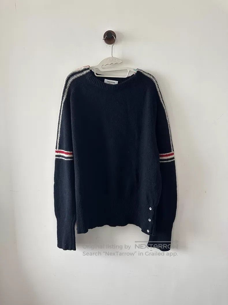 Thom Browne Thom Browne Striped sweater Size US XL / EU 56 / 4 - 1 Thumbnail