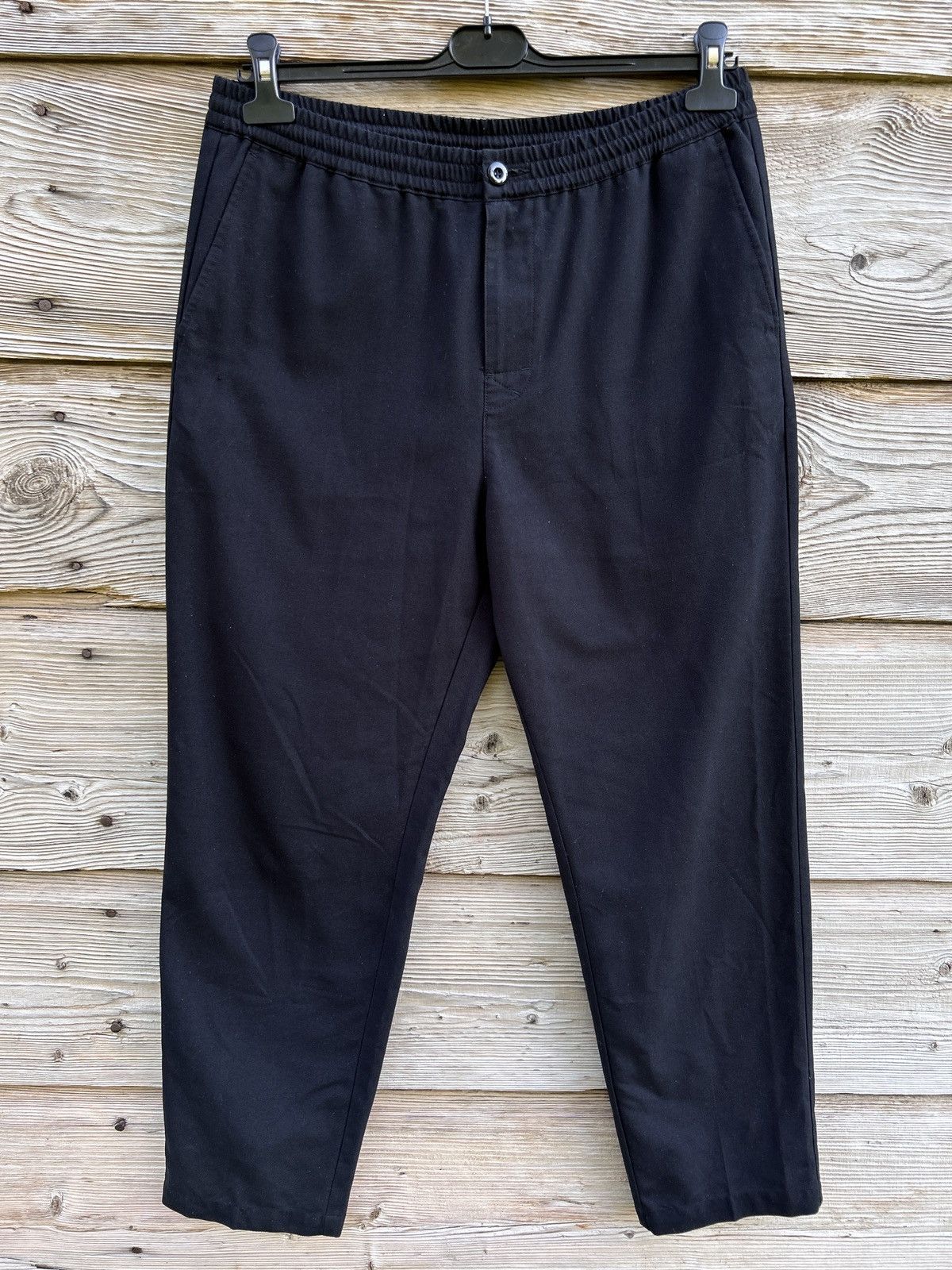 Stussy Stussy Elastic Waist Straight Fit Trousers Pants Black Size US 34 / EU 50 - 1 Thumbnail