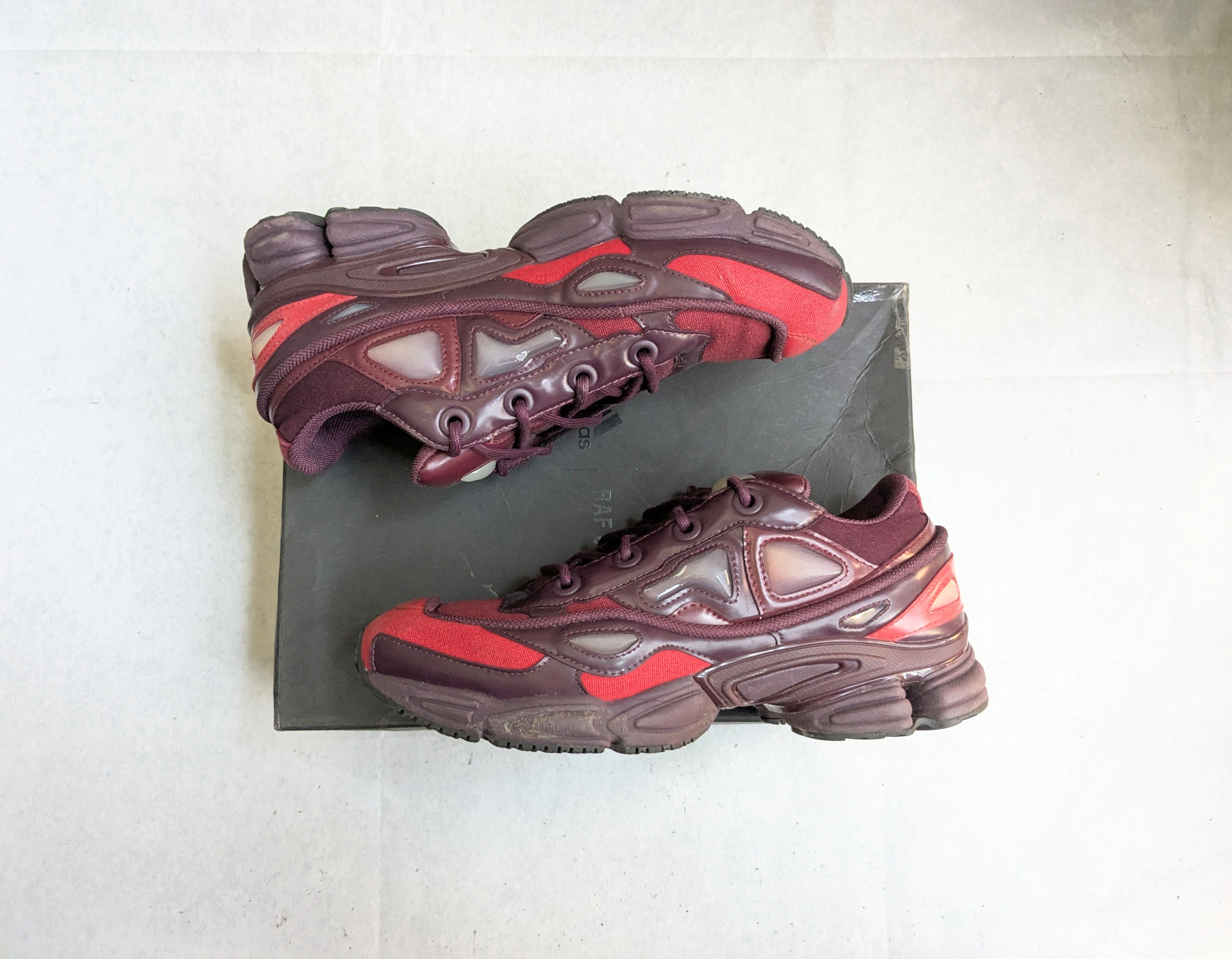 Adidas × Raf Simons Adidas Raf Simons Ozweego 3 Red Burgundy 10 Size US 10 / EU 43 - 4 Thumbnail