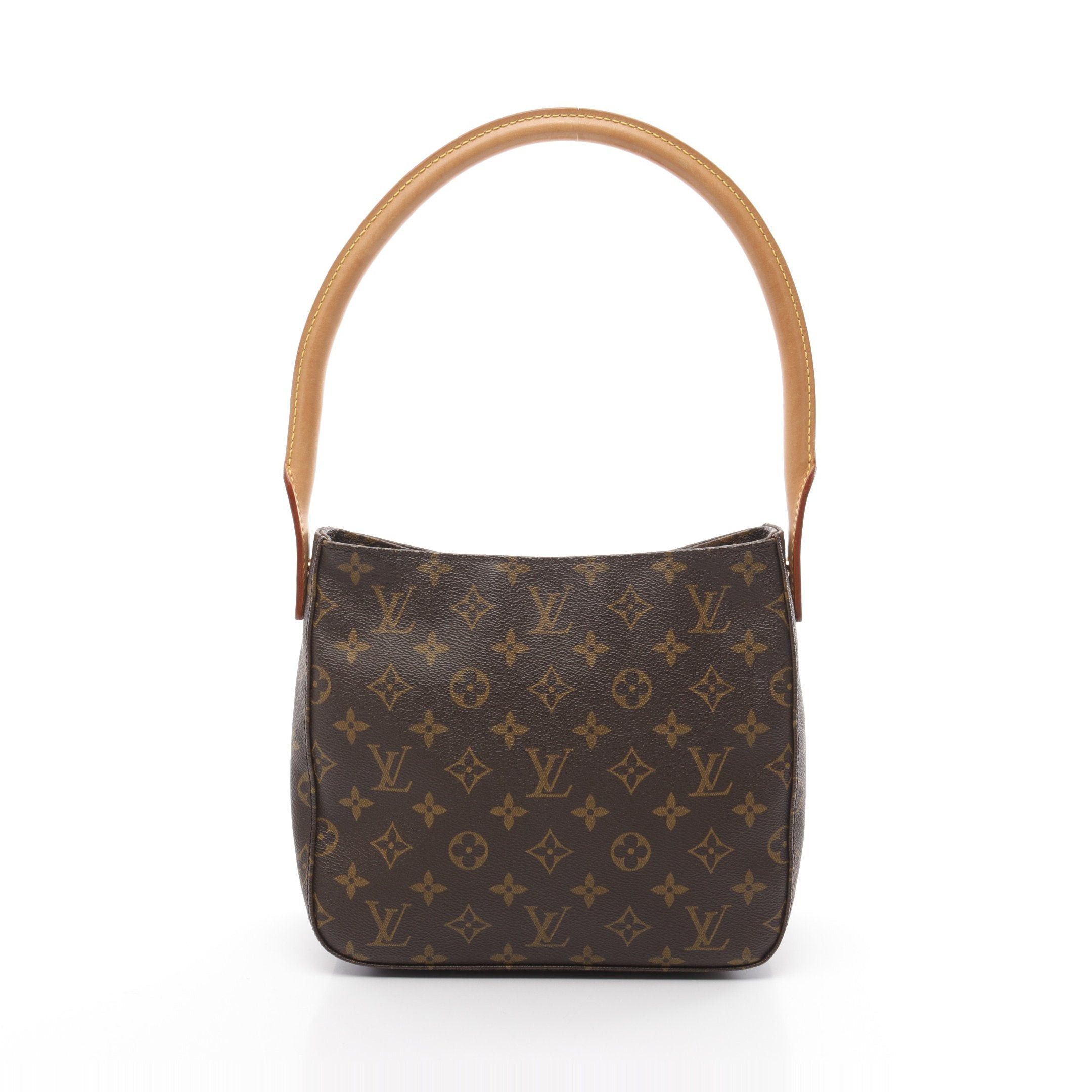 Louis Vuitton Louis Vuitton Looping Mm Monogram Shoulder Bag Leather Brown Size ONE SIZE - 1 Thumbnail