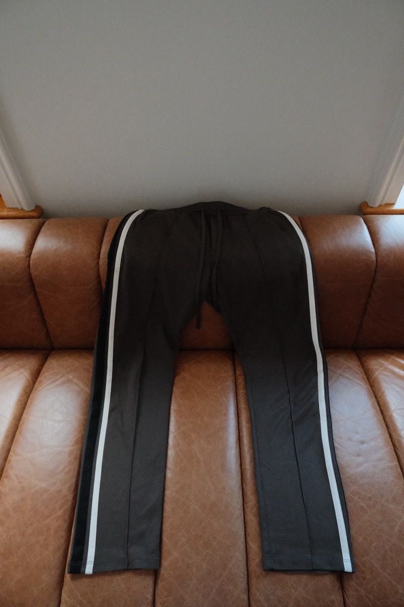 Vince Olive Green Pleated Drawstring Track Pants Size US 30 / EU 46 - 4 Thumbnail