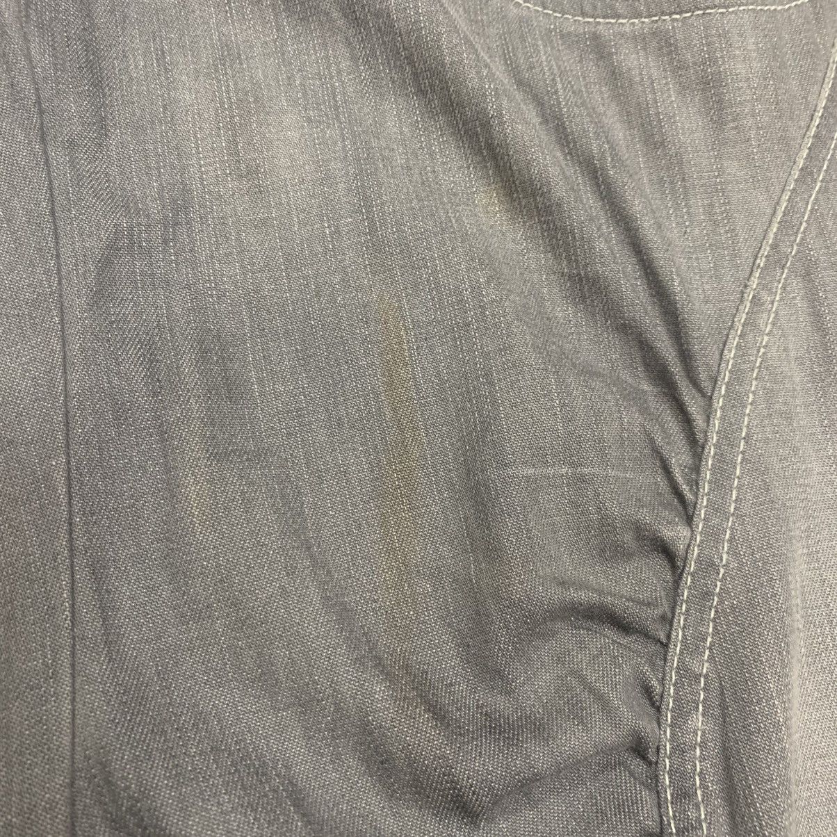 Emporio Armani Denim Balloon Leg Washed Trousers Size 28" / US 6 / IT 42 - 11 Thumbnail