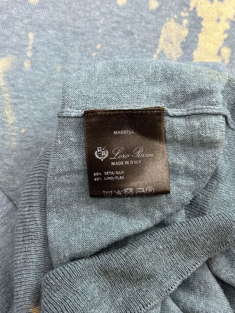 Loro Piana LORO PIANA Silk linen knit sweater Size XL / US 12-14 / IT 48-50 - 7 Thumbnail